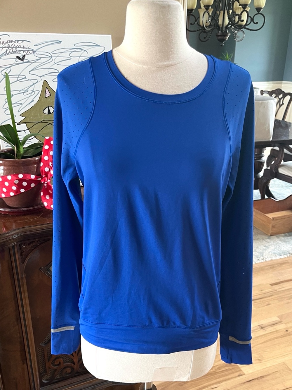 Lululemon Mind over Miles Royal Blue Long Sleeve
